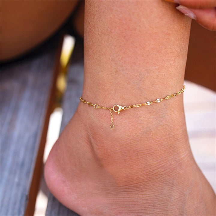 Charlotte - kultaketju Anklet