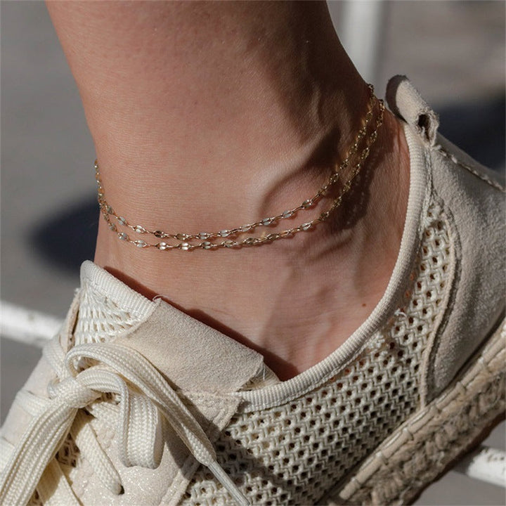 Charlotte - kultaketju Anklet