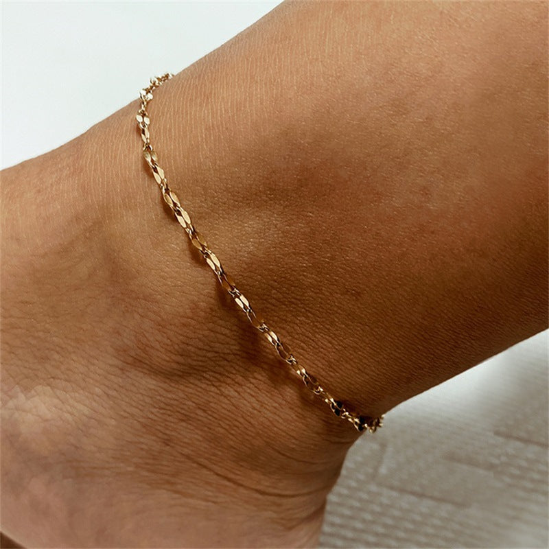 Charlotte - kultaketju Anklet